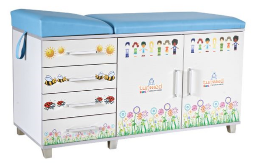 Masa examinare pediatrica cu spatiu depozitare TMK 2217