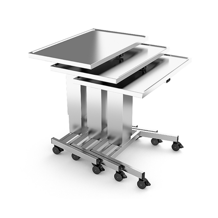 Masa instrumentar din inox cu inaltime reglabila