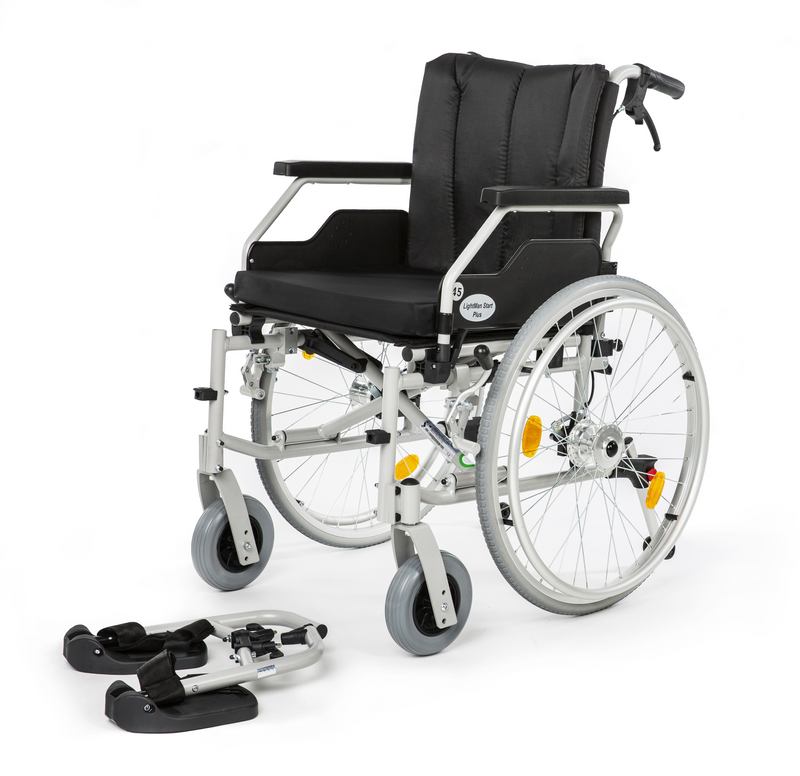 SCAUN CU ROTILE USOR LIGTHTMAN START PLUS 42CM