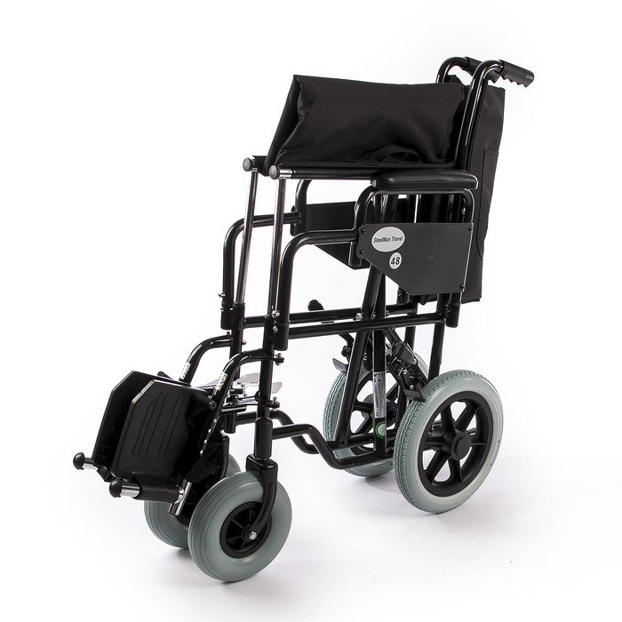 SCAUN CU ROTILE DE TRANZIT STEELMAN TRAVEL 43CM