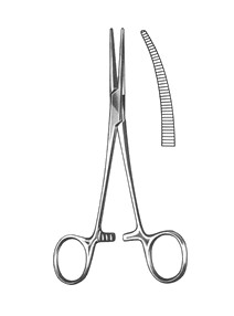 Pensa hemostatica Kelly-Rankin