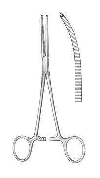 Pensa hemostatica Ochsner-Kocher 1 x 2 dinti