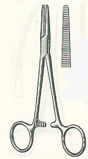 Pensa hemostatica Spencer-Wells