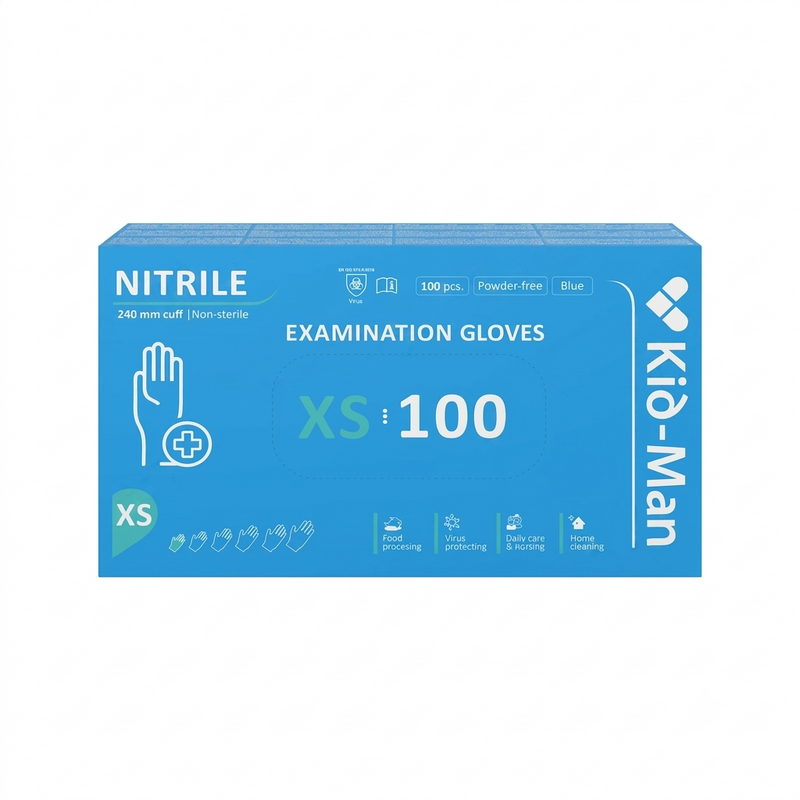 Mănuși de examinare Nitrile BLUE